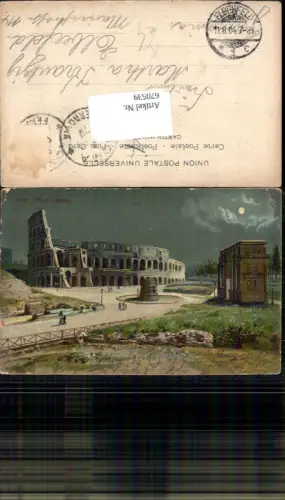 670539,Künstler Ak Roma Rom Colosseo esterno Kolosseum Italy