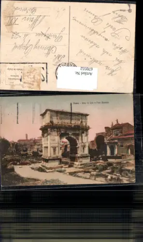 670552,Roma Rom Arco di Tito e Foro Romano Triumphbogen Italy