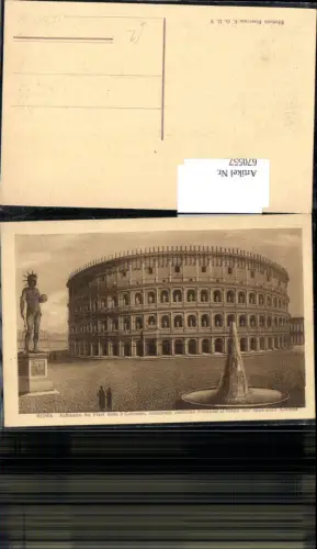 670557,Roma Rom Anfiteatro dei Flavi detto il Colosseo Amphitheater Italy