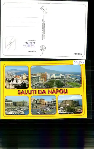 670825,Mehrbild Ak Saluti da Napoli Neapel Italy