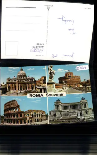 671385,Mehrbild Ak Rome Rom Roma Ansichten Italy