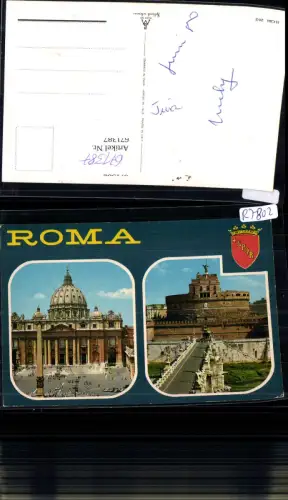 671387,Mehrbild Ak Rome Rom Roma St Peter Dom Italy