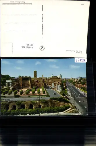 671391,Rome Rom Roma Via dei Fori Imperiali Italy