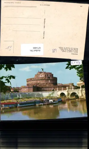 671400,Rome Rom Roma Ponte e Castel S. Angelo Brücke u. Schloss St Angelo Italy