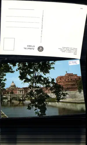 671403,Rome Rom Roma Ponte e Castel S. Angelo Brücke Engelschloss Italy