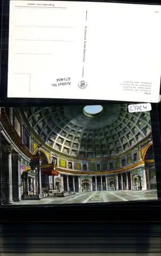 671404,Rome Rom Roma Interno del Pantheon Inneres Italy