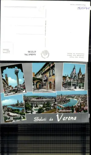 673536,Mehrbild Ak Verona Italy