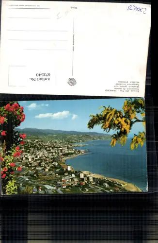 673540,Riviera dei Fiori Sanremo Panorama da ponente Italy