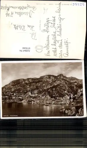 673544,Amalfi Panorama Küste Italy