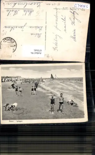 673545,Rimini Spiaggia Strand Strandleben Italy