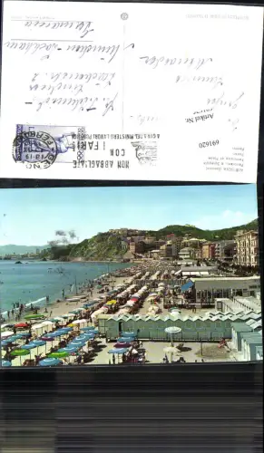 691620 tolle AK Italy Albissola Savona Strand
