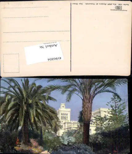 696804 Riviera di Ponente San Remo Photochromie Ostermaier e Nenke 137-2628