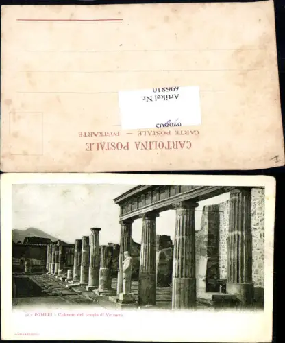696810 Pompei Colonne del temnplo venere