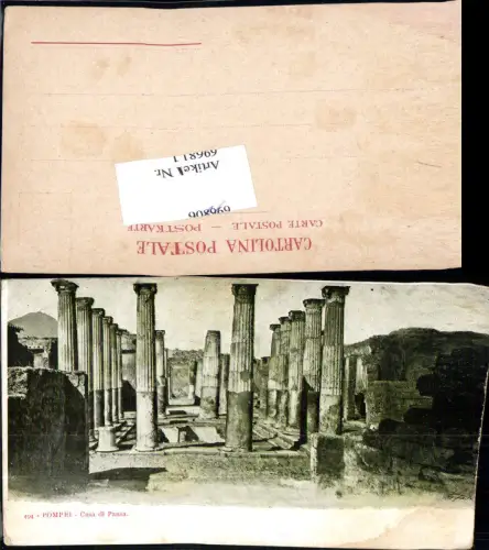696811 Pompei casa di Pansa Säulen