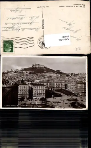 696819 Neapel Napoli Piazza Municipio