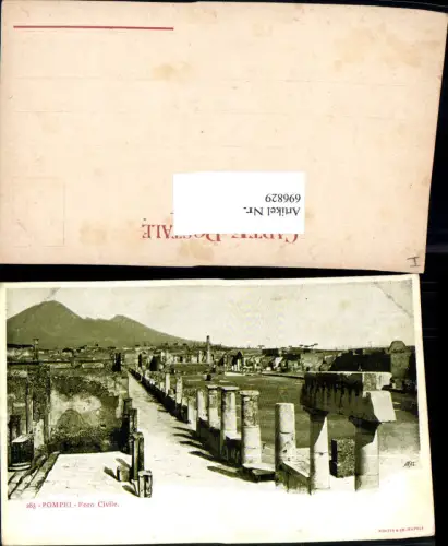 696829 Pompei Foro Civile