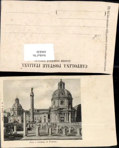 696830 Roma Rom Foro colonna Traiano pub Ernesto Richter 22