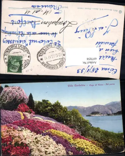 697058 Lago di Como Comersee Villa Carlotta