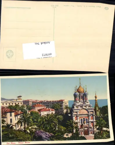 697072 San Remo Chiesa Russa Russische Kirche
