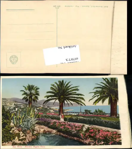 697073 San Remo Giardini Regina Elena Palmen