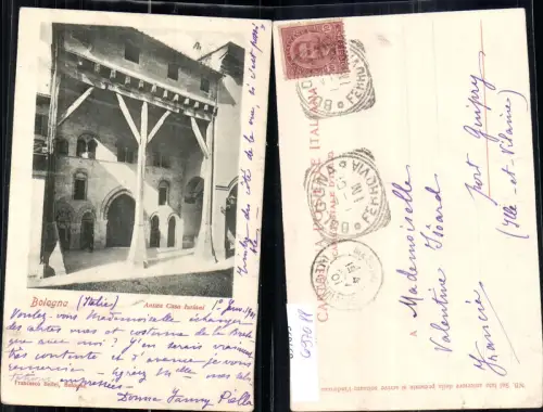 697088 Bologna Antica Casa Isolani 1901