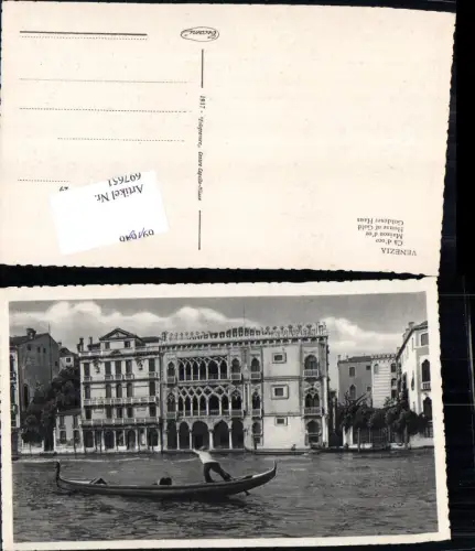 697651 Venezia Venedig Gondel