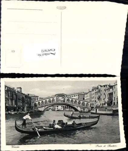 697672 Venezia Venedig Gondel