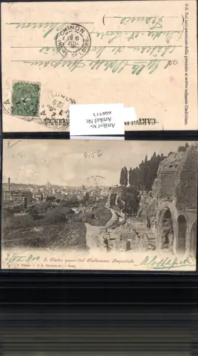 698213 Rom Roma San Pietro preso dal Pulvinare Imperiale pub Ernesto Richter