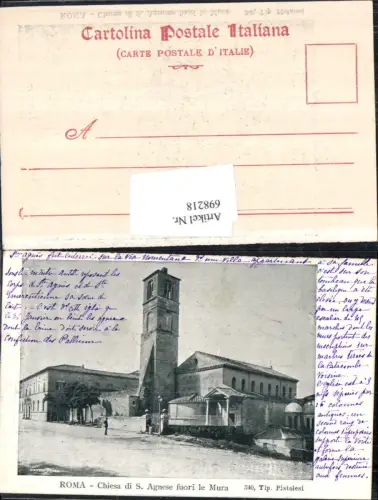 698218 Rom Roma Chiesa di San Agnese fuori le Mura