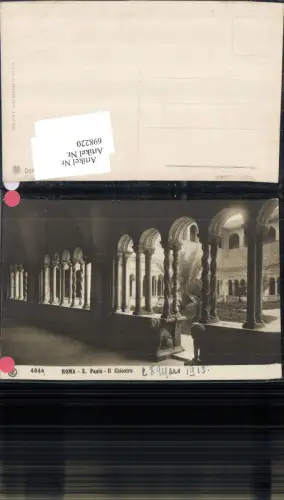 698220 Rom Roma San Paolo 1913 photo postcard