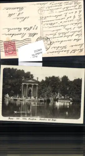 698222 Rom Roma Villa Borghese Giardino del Lago
