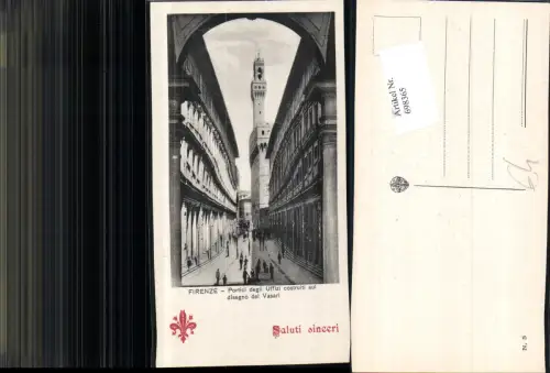 698365 Firenze Florenz Portici degli Uffizi