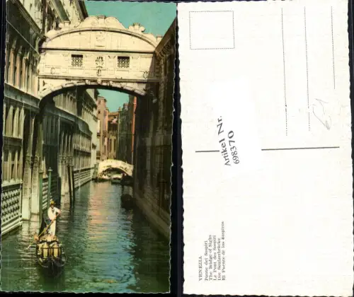 698370 Venezia Venedig Sospiri