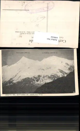 698644 Italy Veduta del Gottardo Ambri Piotta