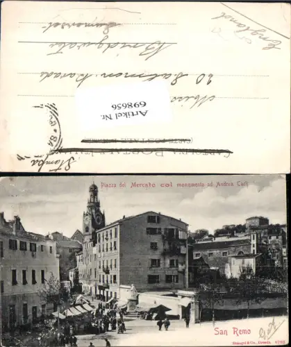 698656 Italy San Remo Piazza del Mercato Andrea Carli
