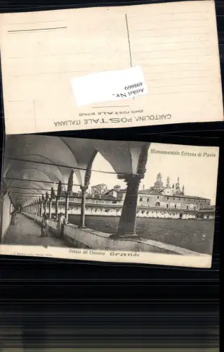 698669 Italy Pavia Veduta del Chiostro Grande Mönche Mönch
