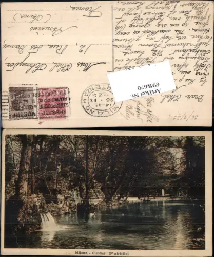698670 Italy Milano Mailand Giardini Pubblici