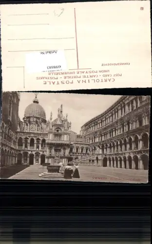 698683 Italy Venezia Venedig Cortile del Palazzo Ducale