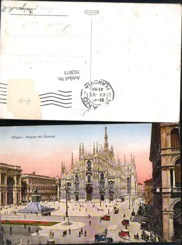 702073 Italy Mailand Milano Piazza del Duomo