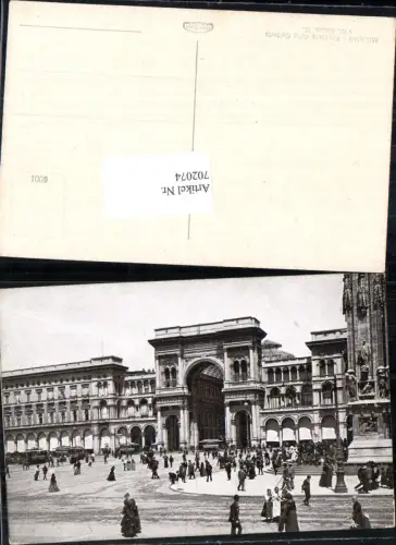 702074 Italy Mailand Milano Facciata Galleria