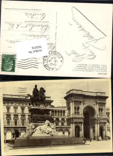 702076 Italy Mailand Milano Monumento