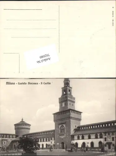 702080 Italy Mailand Milano Castello Sforzesco Cortile