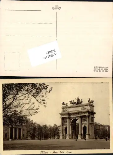 702082 Italy Mailand Milano Arco della Pace