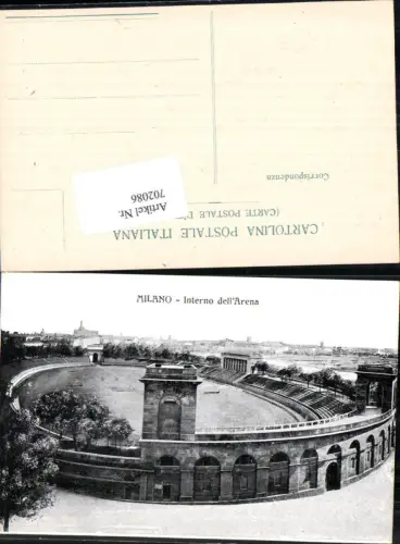 702086 Italy Mailand Milano Interno dell Arena