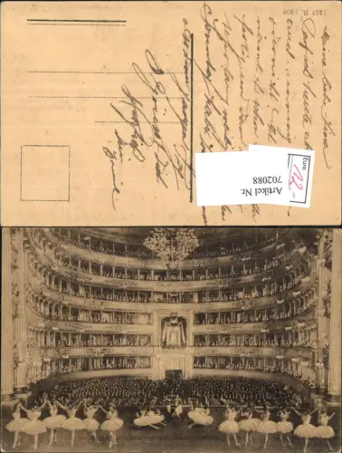 702088 Italy Mailand Milano Teatro alla Scala Interno Theater Innen