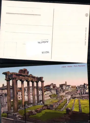 702118 Italy Rom Roma Foro Romano