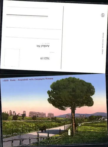 702119 Italy Rom Roma Acquedotti nella Campagna Romana