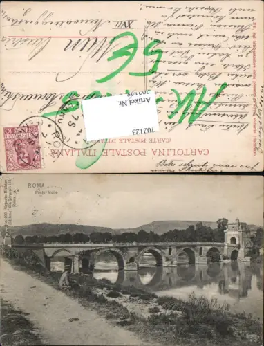 702123 Italy Rom Roma Ponte Molle Brücke pub Ernesto Richter 200