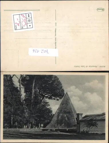 702126 Italy Rom Roma Piramide di Calo Cestio
