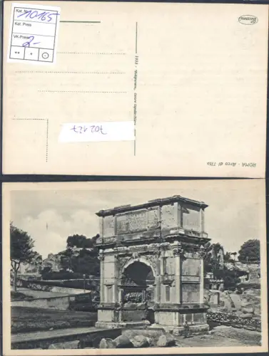 702127 Italy Rom Roma Arco di Tito
